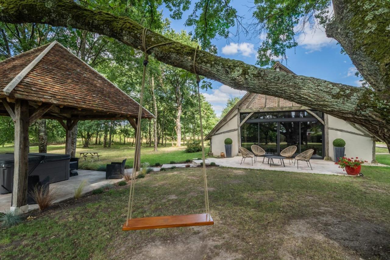 La Grange De Leonie, Chambres D'Hotes Avec Piscine Et Spa Mery-sur-Cher Экстерьер фото