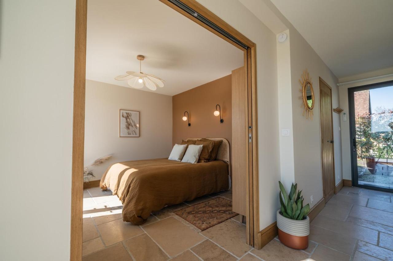 La Grange De Leonie, Chambres D'Hotes Avec Piscine Et Spa Mery-sur-Cher Экстерьер фото