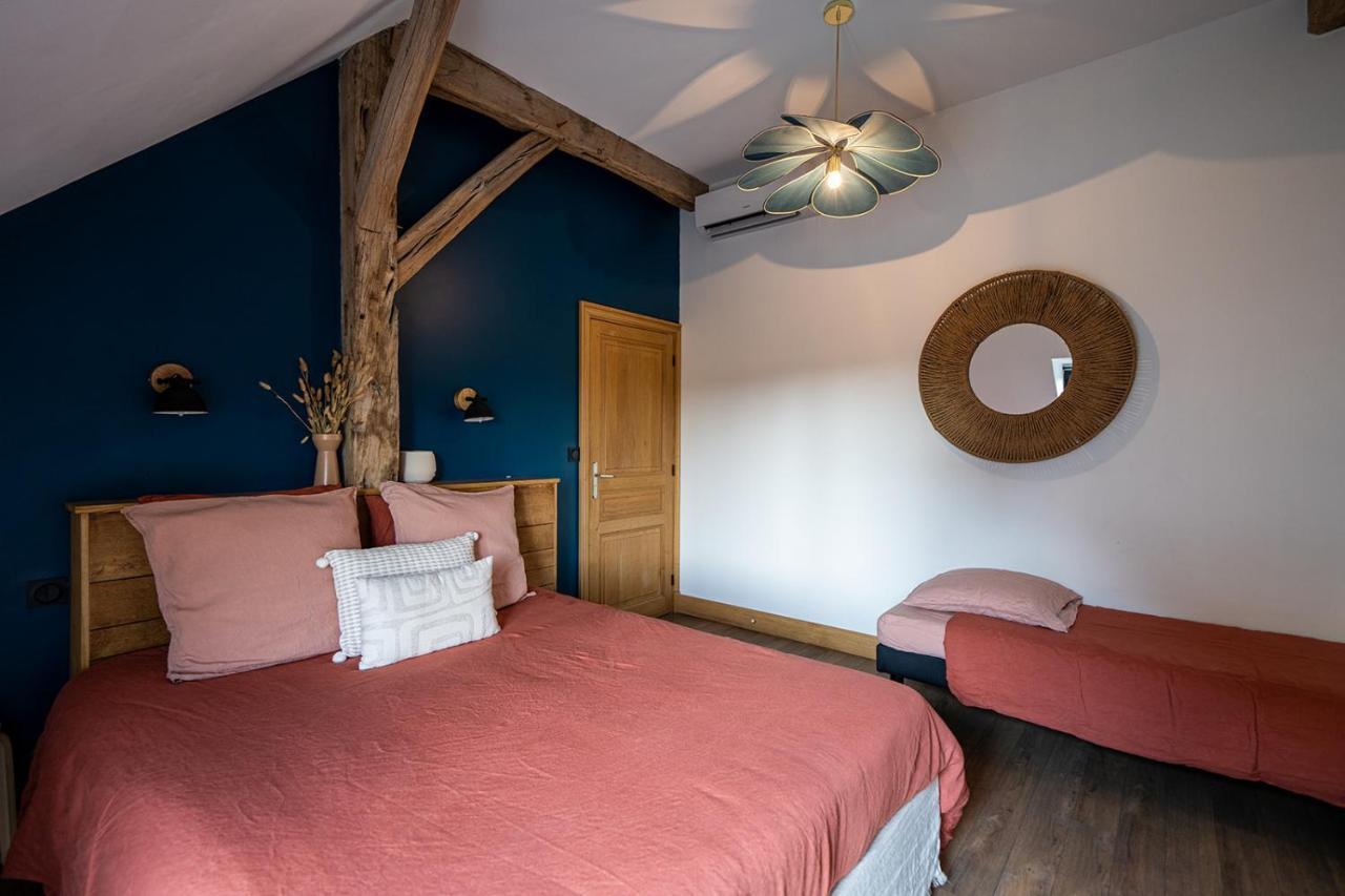 La Grange De Leonie, Chambres D'Hotes Avec Piscine Et Spa Mery-sur-Cher Экстерьер фото